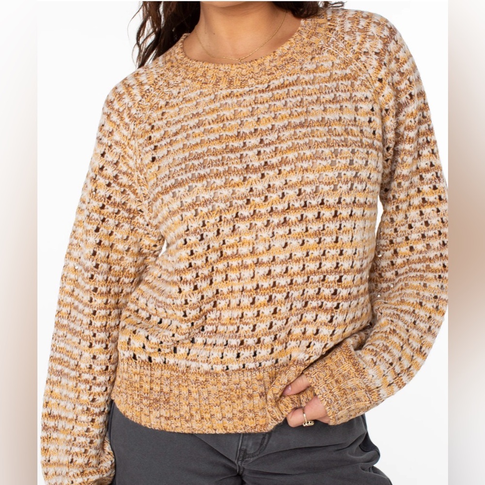 Roxy Seascape crewneck sweater. small